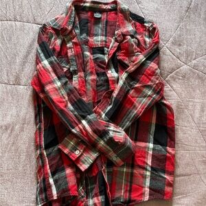 Empyre Red and Black Plaid Flannel